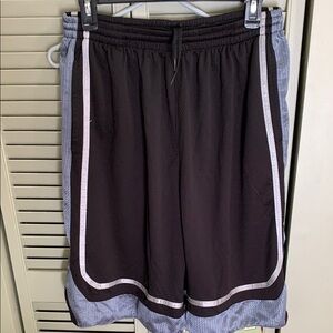 Game On Black and Gray Athletic Shorts